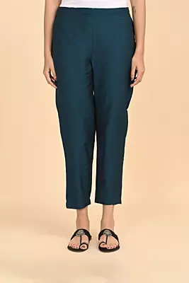 Women Ethnic Trousers - Blue
