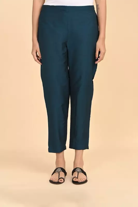 Women Ethnic Trousers - Blue