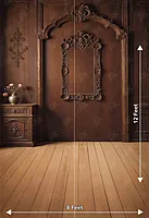 Brown Antique Wall