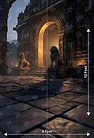 Divine Lion Archway 8x12