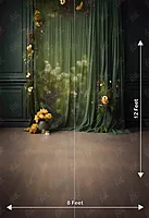 Green Drape Floral (PRE-ORDER)