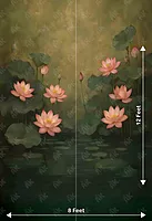 Lotus Bloom 8x12