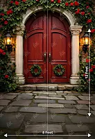 Royal Red Doorway Portrait PRE-ORDER