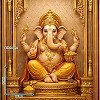 Golden Ganesha