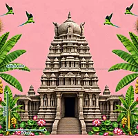 Pink Temple Garden