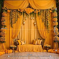 Yellow Haldi Decor - MD