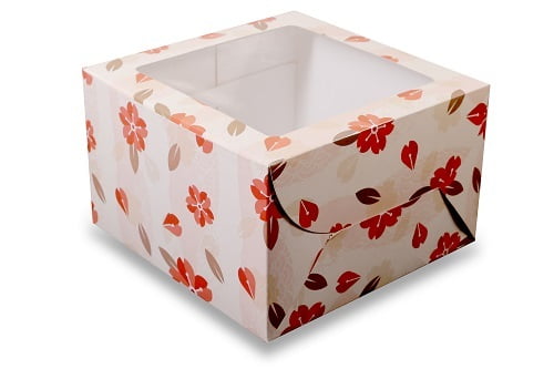 Qson Cake Box Window 8x8x5 Special Design