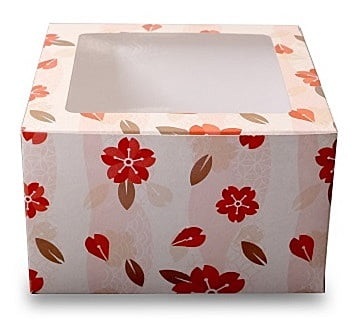 Qson Cake Box Window 8x8x5 Special Design