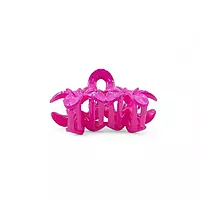 Hot Pink Mini Flower Hair Claw Clips