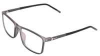 Unisex Rectangular Spectacle Frame. See Through Matte Grey Color Rim. Size-MEDIUM. Unisex Rectangular Spectacle Frame. See Through Matte Grey Color Rim. Size-MEDIUM.
