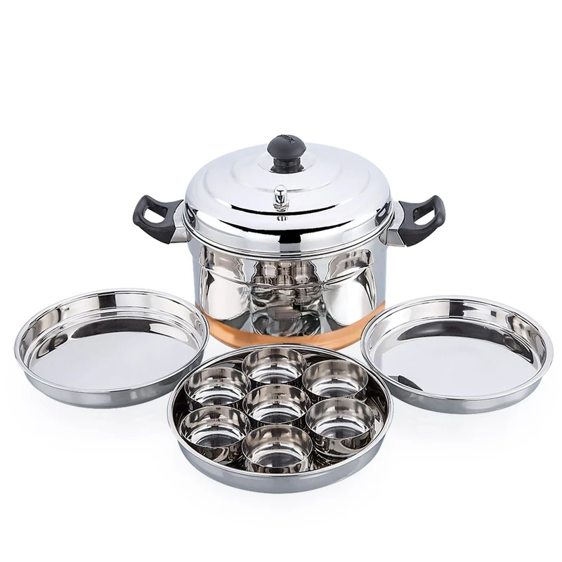 Granny Kitchen Express Stainless Steel Dhokla Maker Idli Cooker | Multipurpose Idli Dhokla Steamer