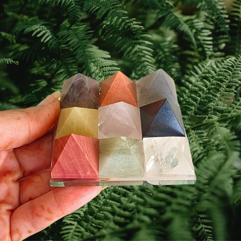 9 Graha Pyramid Plate