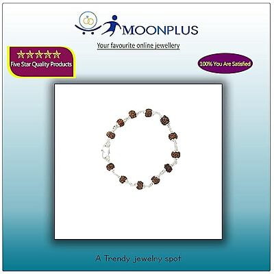 Silver Rudraksha Bracelet Silver Rudraksha Bracelet