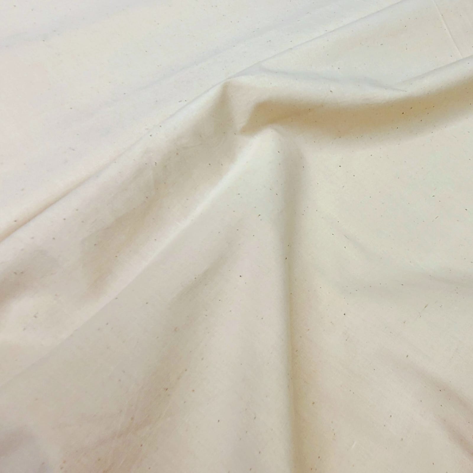 Cotton Plain Fabric (Off White)