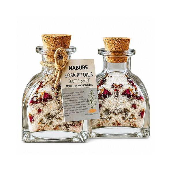 Nabure Soak Rituals Bath Salt, Pack of 2 - 70g Each