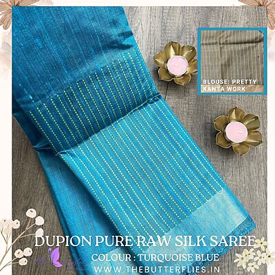 DUPION RAW SILK SAREE YBRSRSS21834