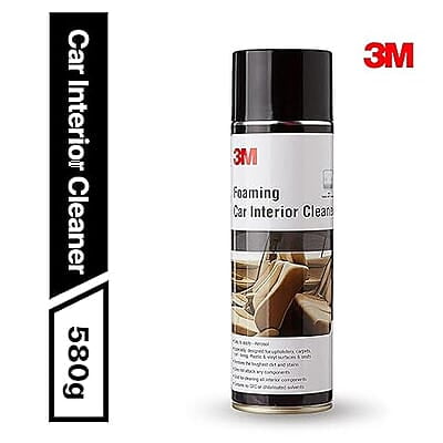 3M Foaming Car Interior Cleaner (580 g) | Upholstery and Leather Cleaner | Removes Tough Stains and Dirt Inside Your Car