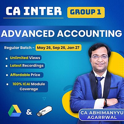 CA Inter Advanced Accounting (Group 1) By CA Abhimanyyu Agarrwal CA Inter Advanced Accounting (Group 1) By CA Abhimanyyu Agarrwal