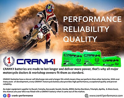 Crank1 Battery (CB12B-BS) Crank1 Battery (CB12B-BS)