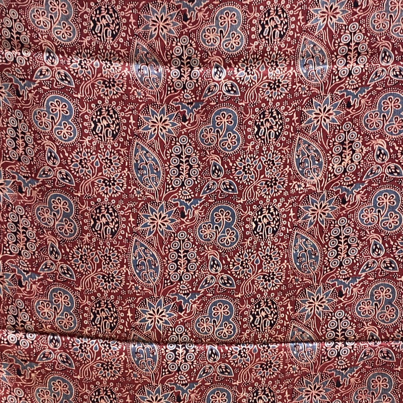 Mashru Silk Ajrakh Print #9