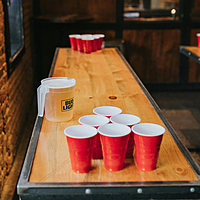 The Magic Balloons- Set of 30 Red Beer Pong Glasses 450ml Red Beer Pong Cups  Durable and Reusable Red Party Glasses Perfect for Christmas, Holi, and Diwali.