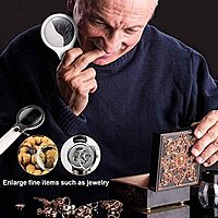 MG8 - 3 LED, 3X / 45X Handheld Magnifier