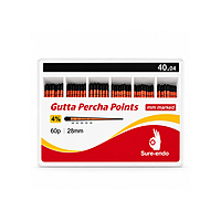 Sure Endo Gutta Percha Length Marked – 4% (Pack of 60)