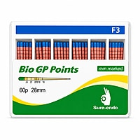 Sure Endo Gutta Percha Length Marked 6% – Pack of 60