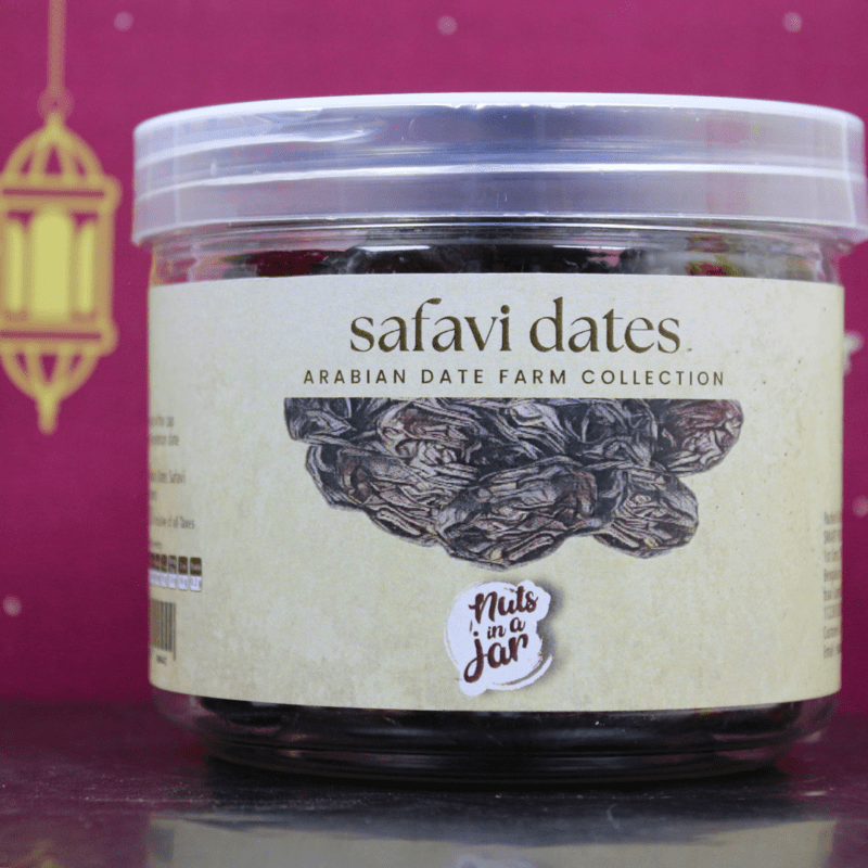 Nuts in a Jar Arabian Safavi Dates 250 Grams Nuts in a Jar Arabian Safavi Dates 250 Grams