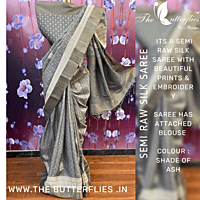 SEMI RAW SILK SAREE PSYSRSS22273 SEMI RAW SILK SAREE PSYSRSS22273
