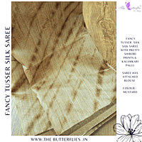 SEMI TUSSER SILK SAREE SFHSTSK23687 SEMI TUSSER SILK SAREE SFHSTSK23687