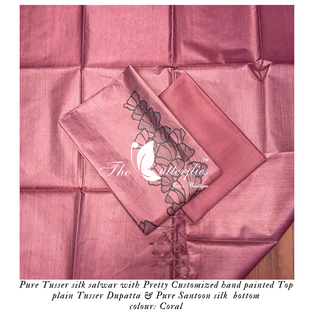 PURE TUSSER SILK SALWAR ANCCTRS24221