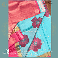 HAND PAINTED PURE KANCHIVARAM SOFT SILK SASSSIL21332