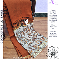 GEORGETTE SILK SAREE ORDSGRS24316 GEORGETTE SILK SAREE ORDSGRS24316