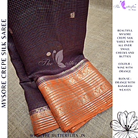 CREPE SILK SAREE NISSCRE24672 CREPE SILK SAREE NISSCRE24672