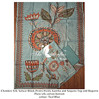 CHANDERI SILK COTTON SALWAR SFHCCHA24809