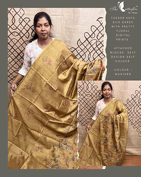 KOTA TUSSER SILK SAREE KKISKOT25148 KOTA TUSSER SILK SAREE KKISKOT25148