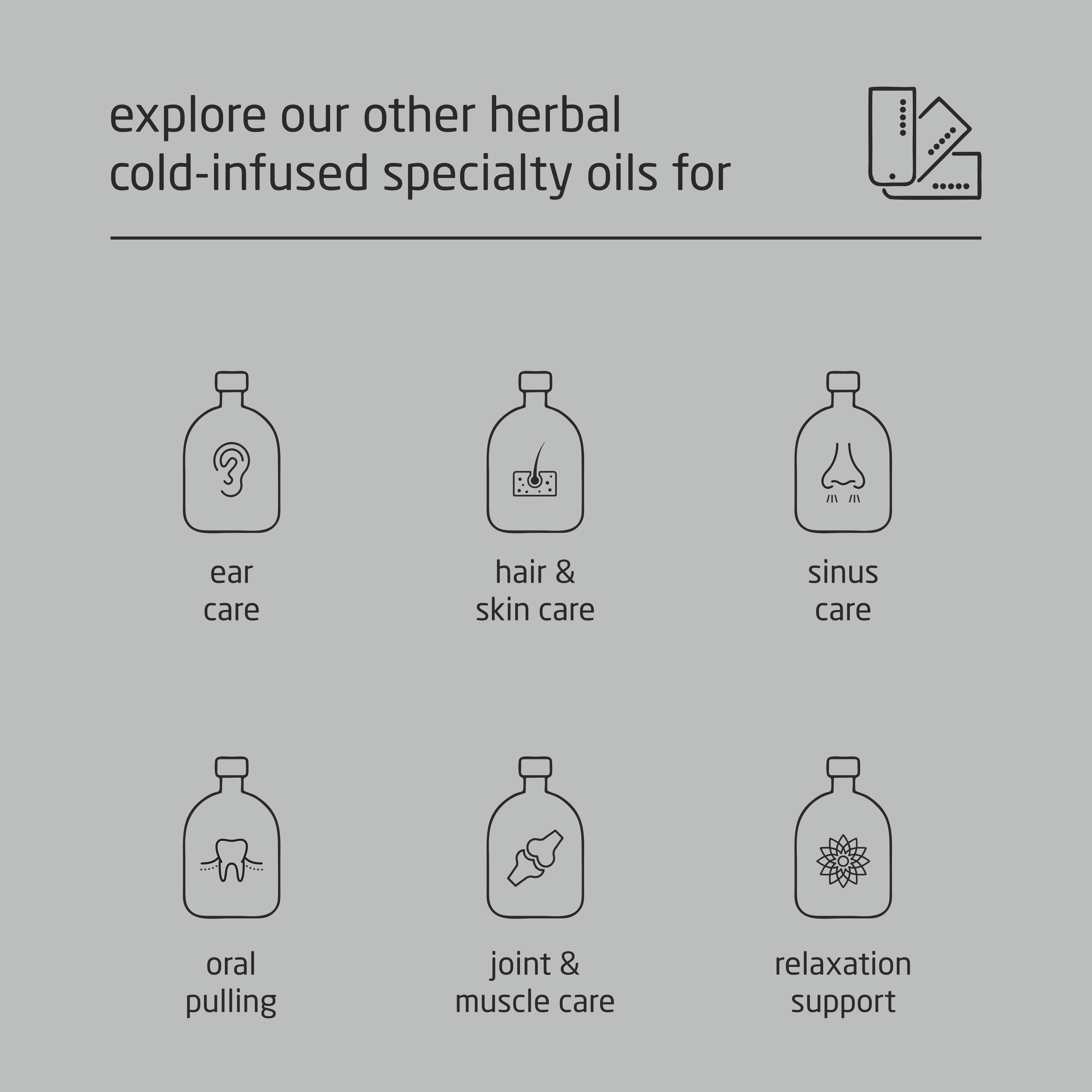 Premium Herbal Cold-Infused Hair Growth Support Oil - 100ml