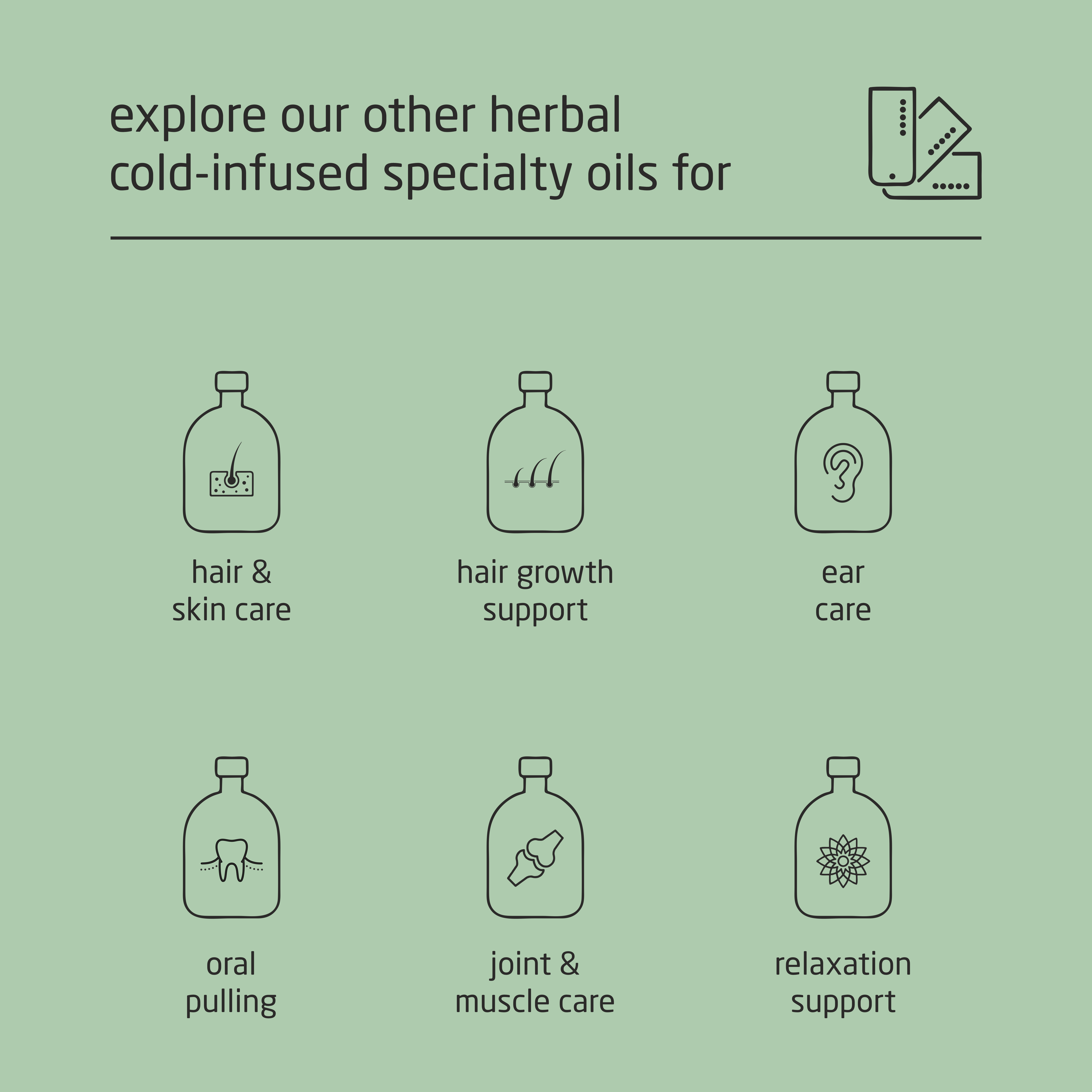 Premium Herbal Cold-Infused Head Bath Oil (Sinus Care) - 100ml