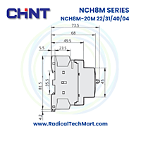 Chint NCH8-20M Modular Contactor for Industrial and Residential Use