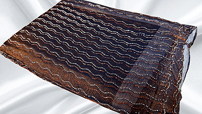 Space Silk Designer Stone PVC Saree - Dark Gold Space Silk Designer Stone PVC Saree - Dark Gold