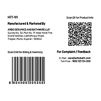 HTT-101 Midnight Elegance Designer Table Top 18" x 12" x 5" Inch