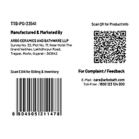 TTB-PG-23541 Peacock Green Apple Thin Rim Table Top Basin 18" x 13" Inch