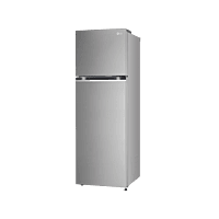LG 272L Double Door Refrigerator, Convertible, Multi Air Flow, Shiny Steel, 2 Star