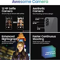 Samsung Galaxy A56 5G (Awesome Graphite, 256 GB) (12 GB RAM)
