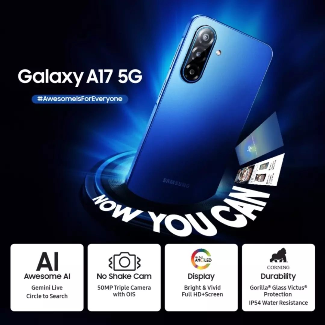 Samsung Galaxy A17 5G (Blue, 128 GB) (8 GB RAM)