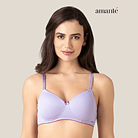 Amante Casual Chic Solid Padded Non Wired T Shirt Bra 10901