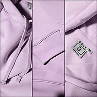 Unisex Lavender Earned Not Given Today Graphic Printed Hoodie