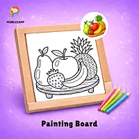 healthy fruit basket coloring
