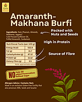 Amaranth Nut Burfi - 200 g | with Jaggery | Vegan | Gluten Free